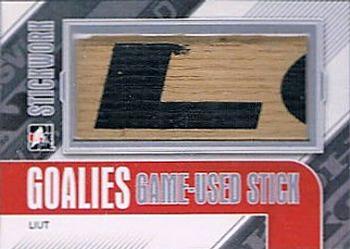 2013-14 In The Game StickWork - Game Used Goalie Sticks Silver #GGUS-23 Mike Liut Front