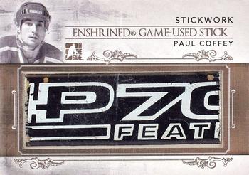 2013-14 In The Game StickWork - Enshrined Game Used Sticks Gold #EGUS-08 Paul Coffey Front