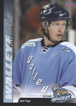 2010-11 Choice Toledo Walleye (ECHL) #11 Kyle Page Front