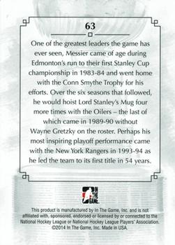 2013-14 In The Game Lord Stanley's Mug #63 Mark Messier Back