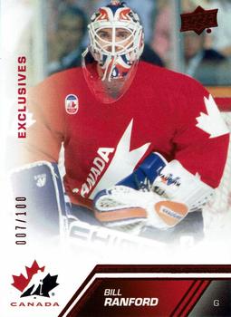 2013 Upper Deck Team Canada - Exclusive Red #8 Bill Ranford Front