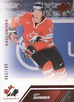 2013 Upper Deck Team Canada - Exclusive Red #132 Jeff Skinner Front