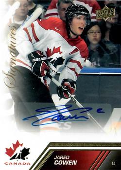 2013 Upper Deck Team Canada - Gold Signatures #108 Jared Cowen Front