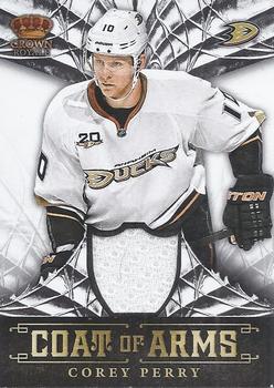 2013-14 Panini Crown Royale - Coat of Arms Materials #CA-CPE Corey Perry Front