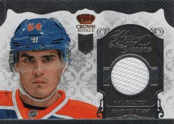 2013-14 Panini Crown Royale - Heirs to the Throne Materials #HT-NY Nail Yakupov Front
