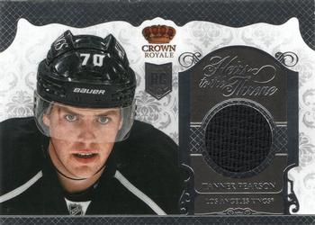 2013-14 Panini Crown Royale - Heirs to the Throne Materials #HT-TP Tanner Pearson Front