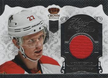 2013-14 Panini Crown Royale - Heirs to the Throne Materials #HT-NBJ Nick Bjugstad Front