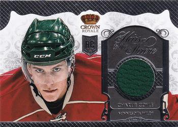 2013-14 Panini Crown Royale - Heirs to the Throne Materials #HT-COY Charlie Coyle Front