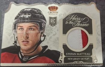 2013-14 Panini Crown Royale - Heirs to the Throne Materials Prime #HT-SMA Stefan Matteau Front