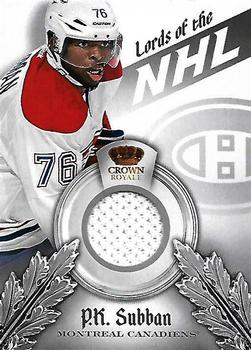 2013-14 Panini Crown Royale - Lords of the NHL Materials #L-PS P.K. Subban Front