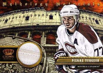 2013-14 Panini Crown Royale - Mythology Materials #MY-PT Pierre Turgeon Front