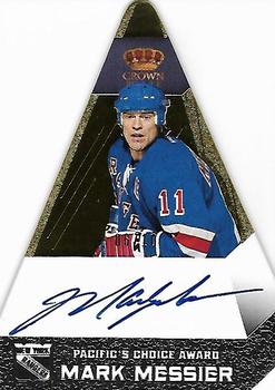 2013-14 Panini Crown Royale - Pacific's Choice Autographs Gold #PC-MM Mark Messier Front