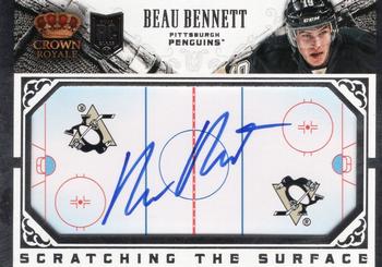2013-14 Panini Crown Royale - Scratching the Surface Signatures #SC-BB Beau Bennett Front