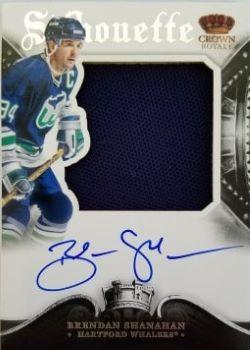 2013-14 Panini Crown Royale - Silhouette Materials Signatures #SS-BS Brendan Shanahan Front