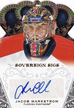 2013-14 Panini Crown Royale - Sovereign Sigs #SO-JM Jacob Markstrom Front