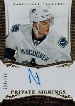 2013-14 Panini Dominion - Private Signings #PS-NJ Nicklas Jensen Front