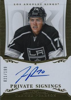 2013-14 Panini Dominion - Private Signings #PS-TP Tanner Pearson Front