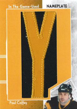2013-14 In The Game Used - Nameplate Gold Version #NP-259 Paul Coffey Front