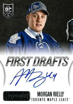 2013-14 Panini Playbook - First Drafts Signatures #FD-RLY Morgan Rielly Front