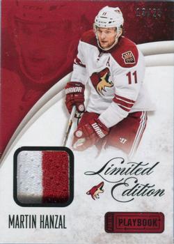 2013-14 Panini Playbook - Limited Edition Prime #LE-MHZ Martin Hanzal Front