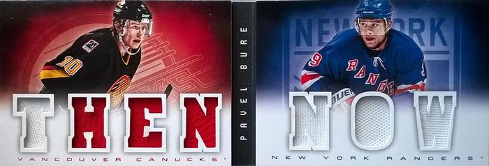 2013-14 Panini Playbook - Then and Now Jerseys #TN-PB Pavel Bure Front