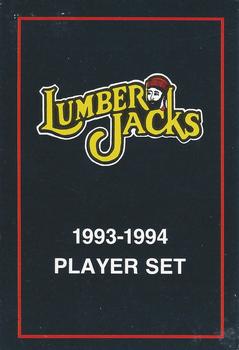 1993-94 Cleveland Lumberjacks (IHL) #1 Header Card Front