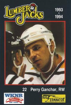 1993-94 Cleveland Lumberjacks (IHL) #16 Perry Ganchar Front