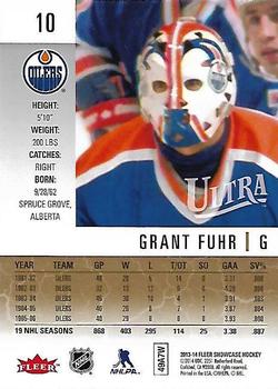 2013-14 Fleer Showcase - Ultra #10 Grant Fuhr Back