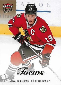 2013-14 Fleer Showcase - Ultra #14 Jonathan Toews Front