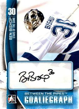 2013-14 In The Game Between the Pipes - GoalieGraphs #A-BB Ben Bishop Front
