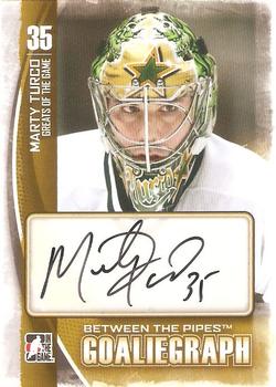 2013-14 In The Game Between the Pipes - GoalieGraphs #A-MT Marty Turco Front