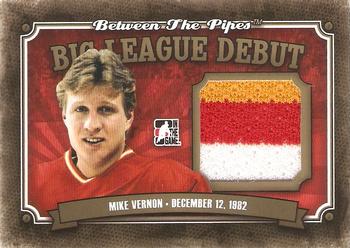 2013-14 In The Game Between the Pipes - Big League Debut Jerseys Gold #BLD-07 Mike Vernon Front