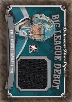 2013-14 In The Game Between the Pipes - Big League Debut Jerseys Silver #BLD-03 Evgeni Nabokov Front