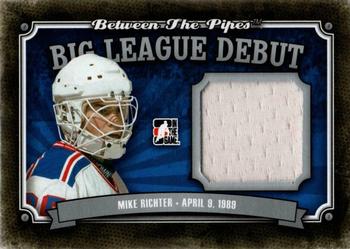 2013-14 In The Game Between the Pipes - Big League Debut Jerseys Silver #BLD-06 Mike Richter Front