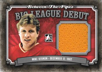 2013-14 In The Game Between the Pipes - Big League Debut Jerseys Silver #BLD-07 Mike Vernon Front
