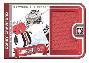 2013-14 In The Game Between the Pipes - Current Crop Jerseys Silver #CC-01 Corey Crawford Front