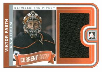 2013-14 In The Game Between the Pipes - Current Crop Jerseys Silver #CC-03 Viktor Fasth Front