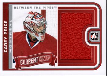 2013-14 In The Game Between the Pipes - Current Crop Jerseys Silver #CC-07 Carey Price Front