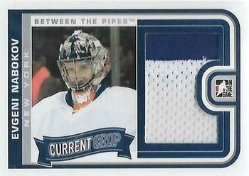2013-14 In The Game Between the Pipes - Current Crop Jerseys Silver #CC-09 Evgeni Nabokov Front