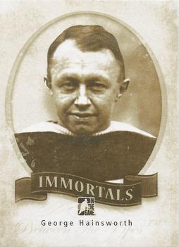 2013-14 In The Game Between the Pipes - Immortals #I-9 George Hainsworth Front