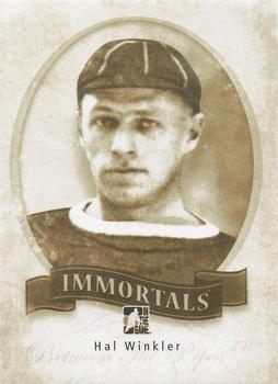 2013-14 In The Game Between the Pipes - Immortals #I-11 Hal Winkler Front