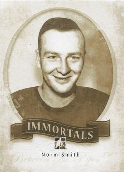 2013-14 In The Game Between the Pipes - Immortals #I-16 Normie Smith Front