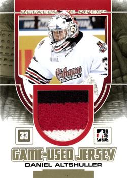2013-14 In The Game Between the Pipes - Game-Used Jersey Gold #GUM-10 Daniel Altshuller Front