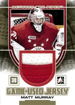 2013-14 In The Game Between the Pipes - Game-Used Jersey Gold #GUM-17 Matt Murray Front