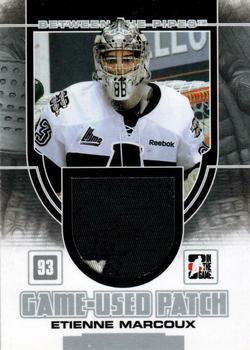 2013-14 In The Game Between the Pipes - Game-Used Patch Silver #GUM-12 Etienne Marcoux Front