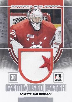 2013-14 In The Game Between the Pipes - Game-Used Patch Silver #GUM-17 Matt Murray Front