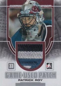 2013-14 In The Game Between the Pipes - Game-Used Patch Silver #GUM-48 Patrick Roy Front