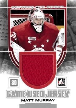 2013-14 In The Game Between the Pipes - Game-Used Jersey Silver #GUM-17 Matt Murray Front