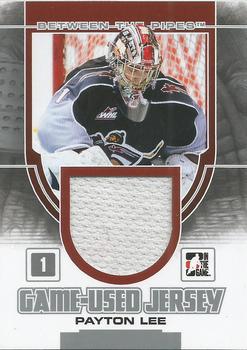 2013-14 In The Game Between the Pipes - Game-Used Jersey Silver #GUM-21 Payton Lee Front