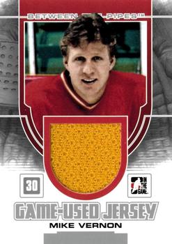 2013-14 In The Game Between the Pipes - Game-Used Jersey Silver #GUM-27 Mike Vernon Front
